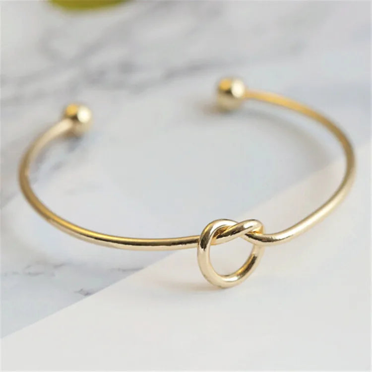 Vintage Stainless Steel Twist Bracelet