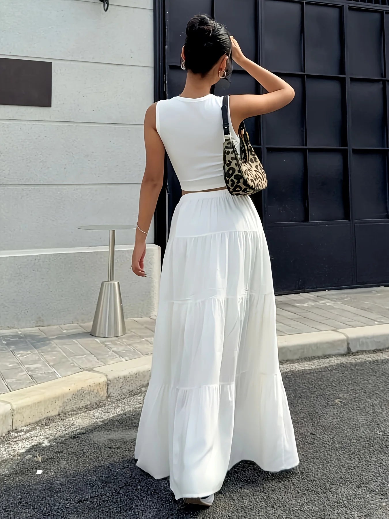 Women's Fashion Long Midi Skirt Elegant Mini Skirt Stylish Women's Clothing