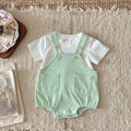 Baby Summer Corduroy Set – Top & Shorts (0–18M)