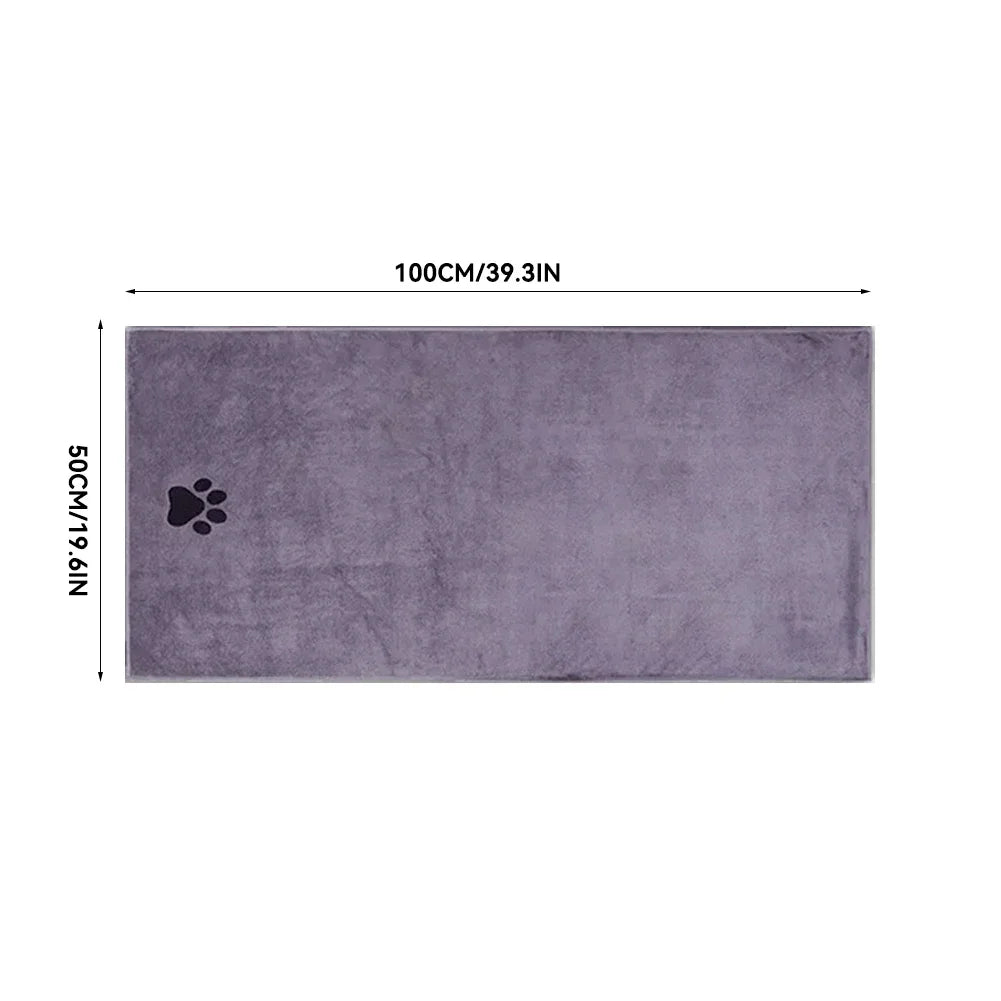 Microfiber Pet Bath Towel – 3 Sizes