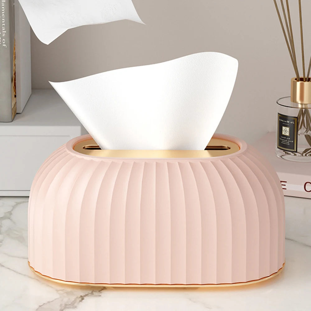 Household Tissue Box with Spring – 1pc