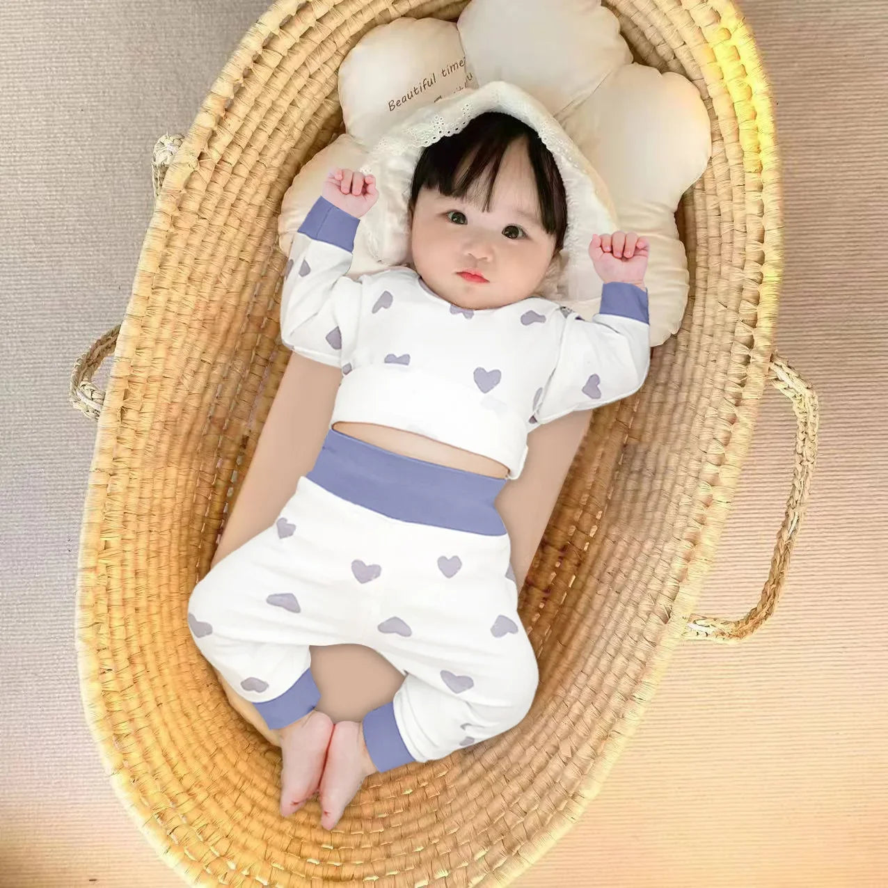 2PCS Cotton Baby Pajama Set – Autumn/Winter