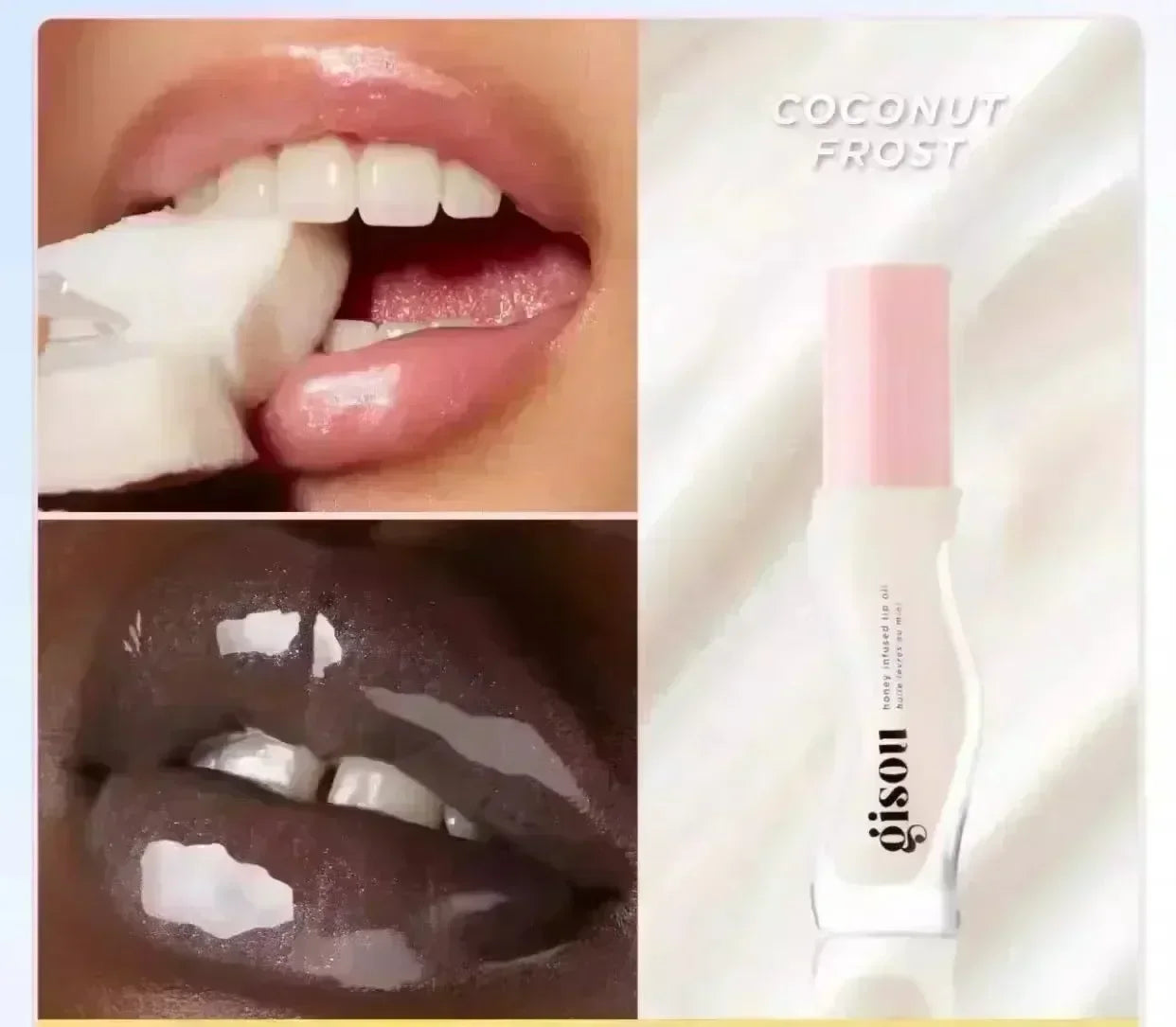 Gisou Plumping Lip Oil & Balm – Hydrating Gloss Care
