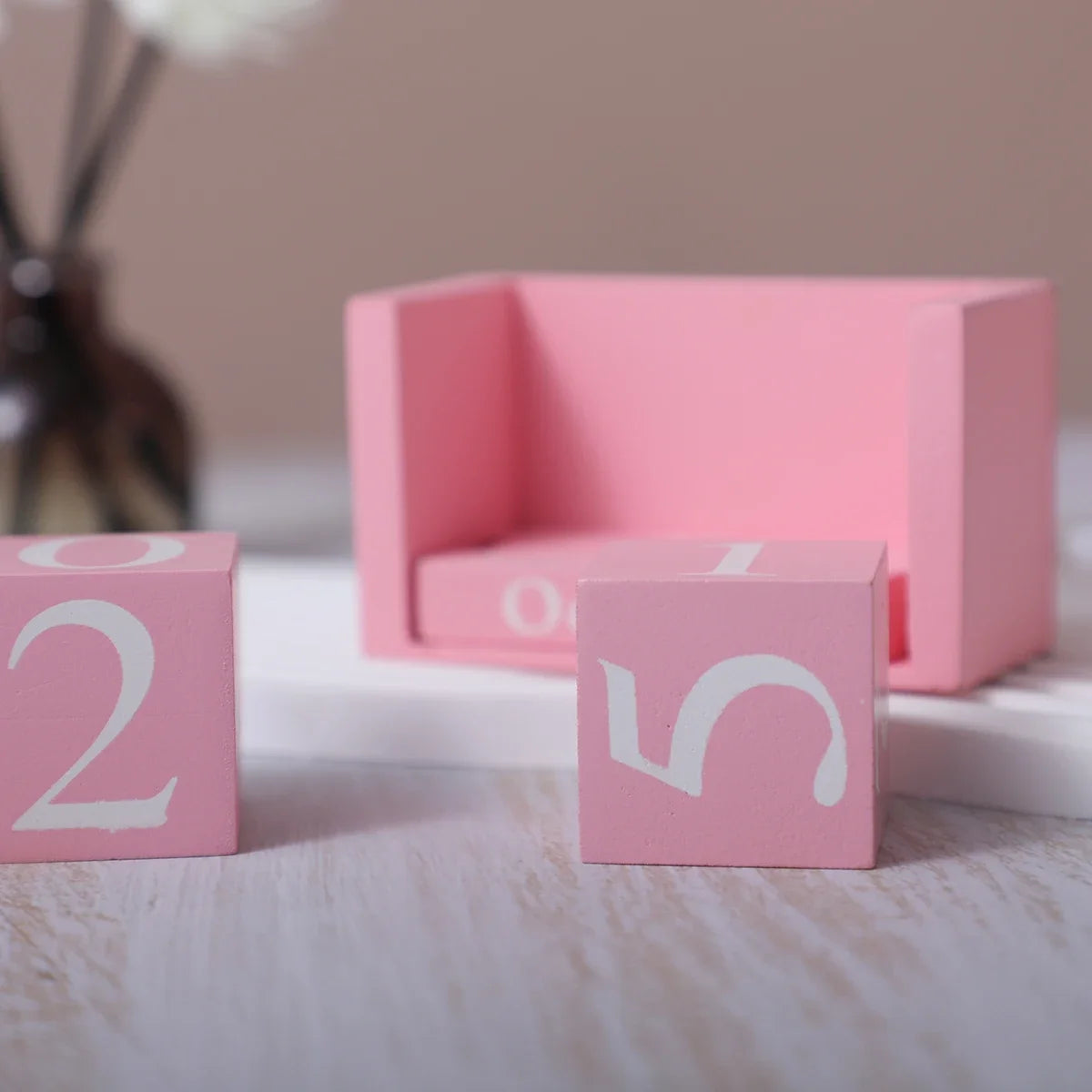 Vintage Wooden Perpetual Calendar