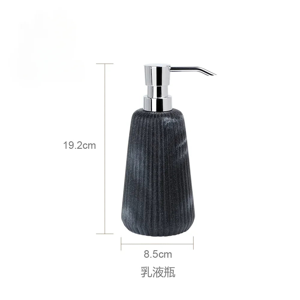 Sandstone Bathroom Gargle Cup & Tray – 1pc
