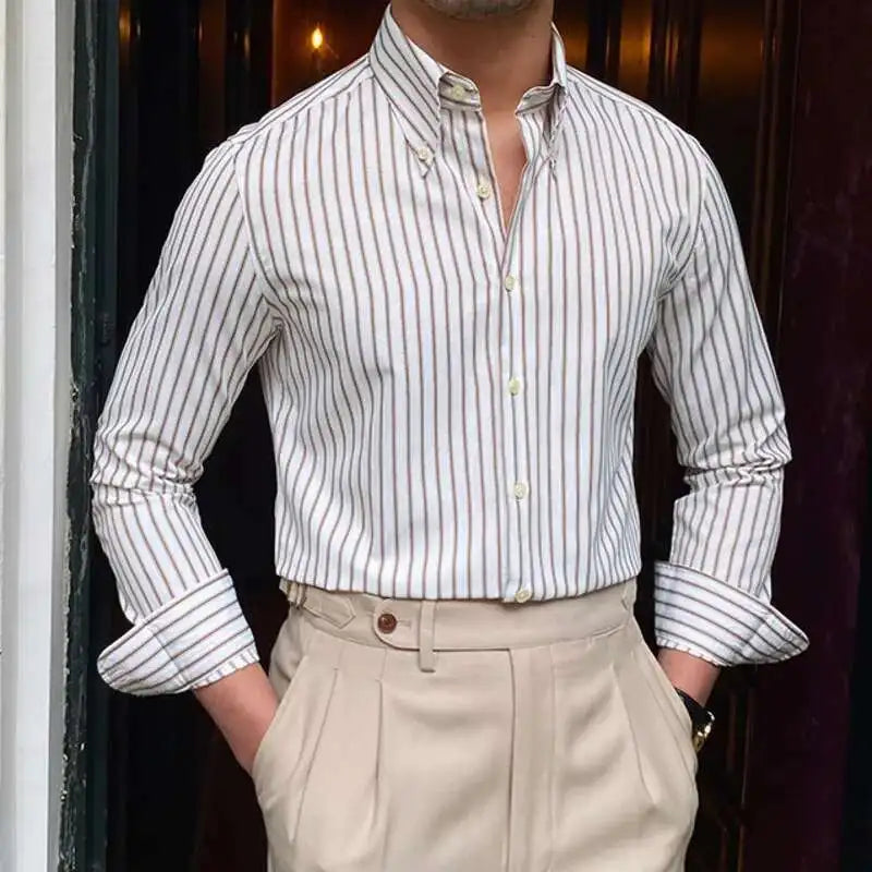 Men’s Casual Striped Shirt