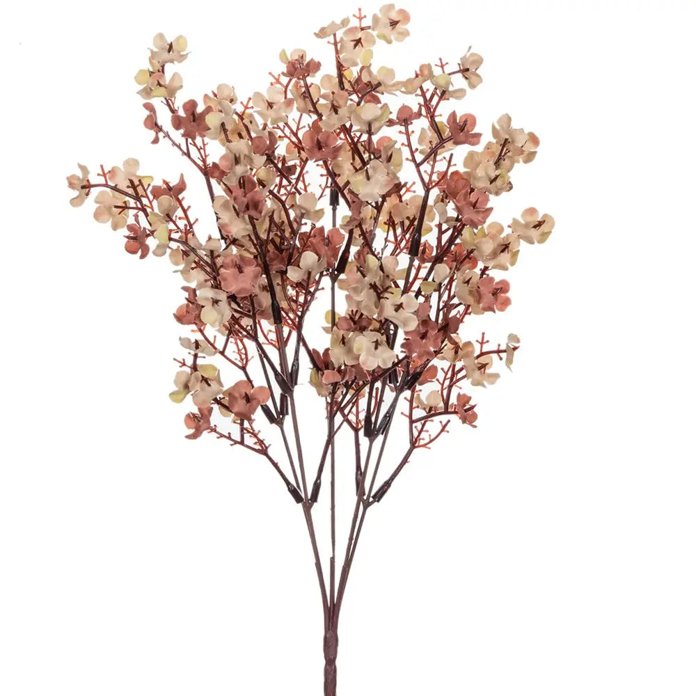 Artificial Silk Gypsophila Peach Flower – Home & Wedding Decor