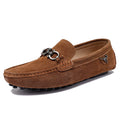 Handmade Suede Leather Men’s Slip-On Loafers