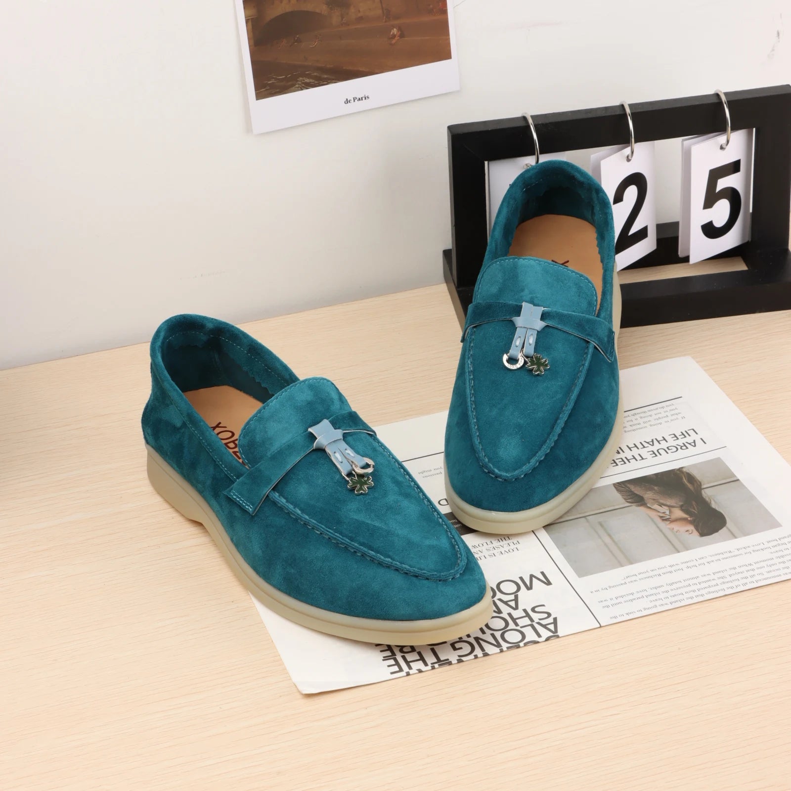 XOBZJH Leather Loafers