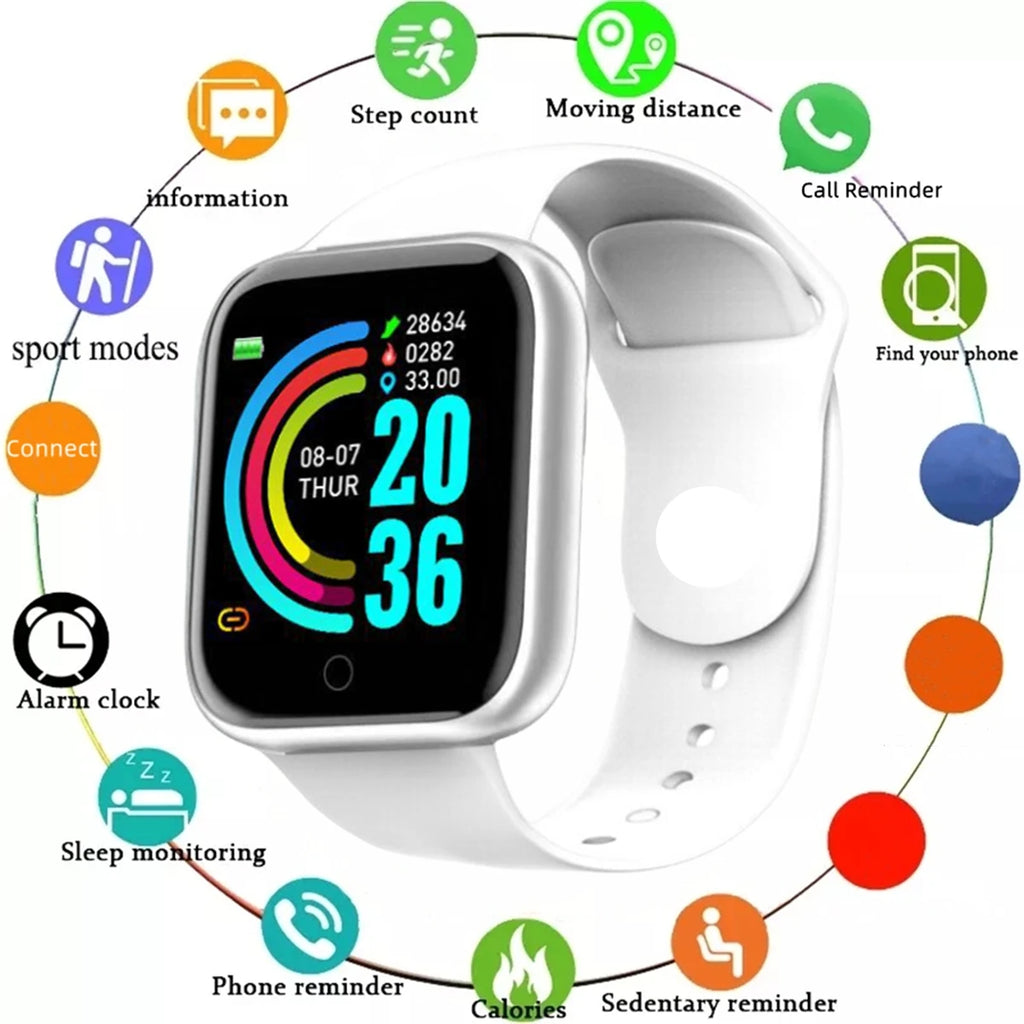 Smartwatch Fitness Tracker for Men & Women Android iOS Bluetooth Watch