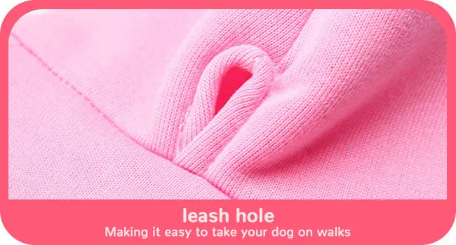 Fleece-Lined Dog Hoodie – Autumn/Winter