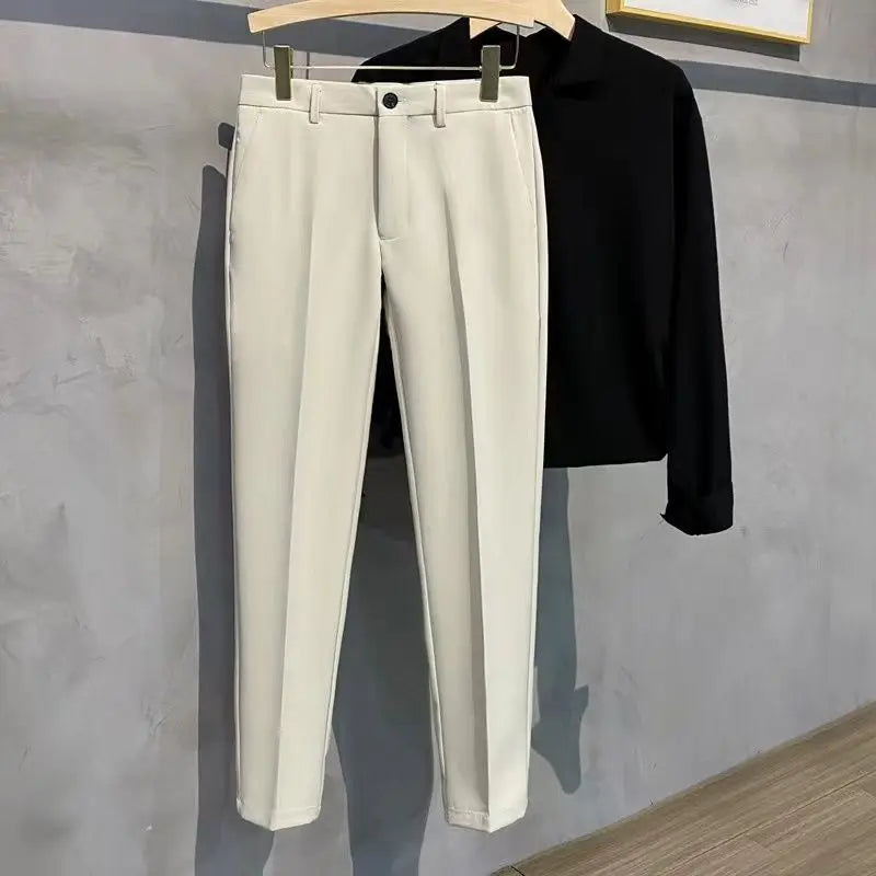 Men’s Slim Fit Ice Silk Pants