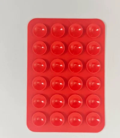 JCYECF 1pc Silicone Suction Pad For Mobile Phone Fixture Suction Cup Backed Adhesive Silicone Rubber Universal Charger Leather