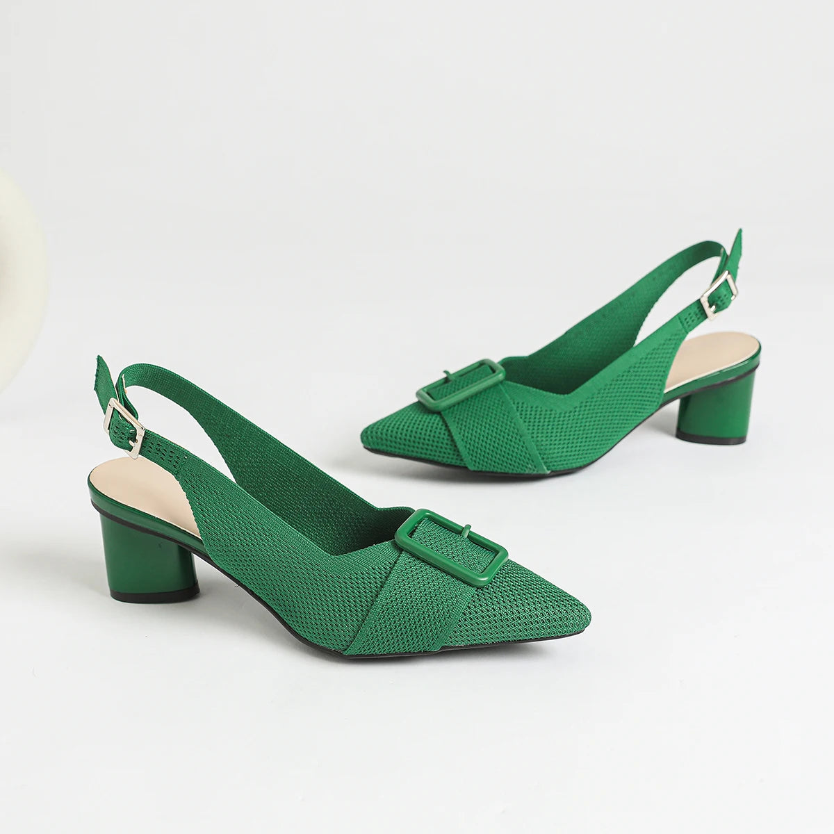 Women’s Knitted Pointed Heel Sandals