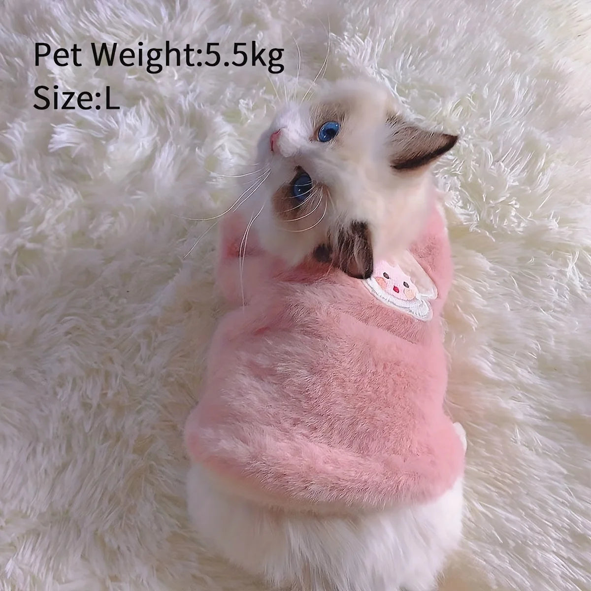 Autumn/Winter Pet Vest – Lamb Embroidery