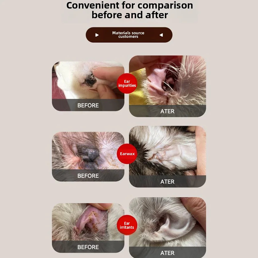 PETCLEAR Dog & Cat Ear Cleaner – 60ml