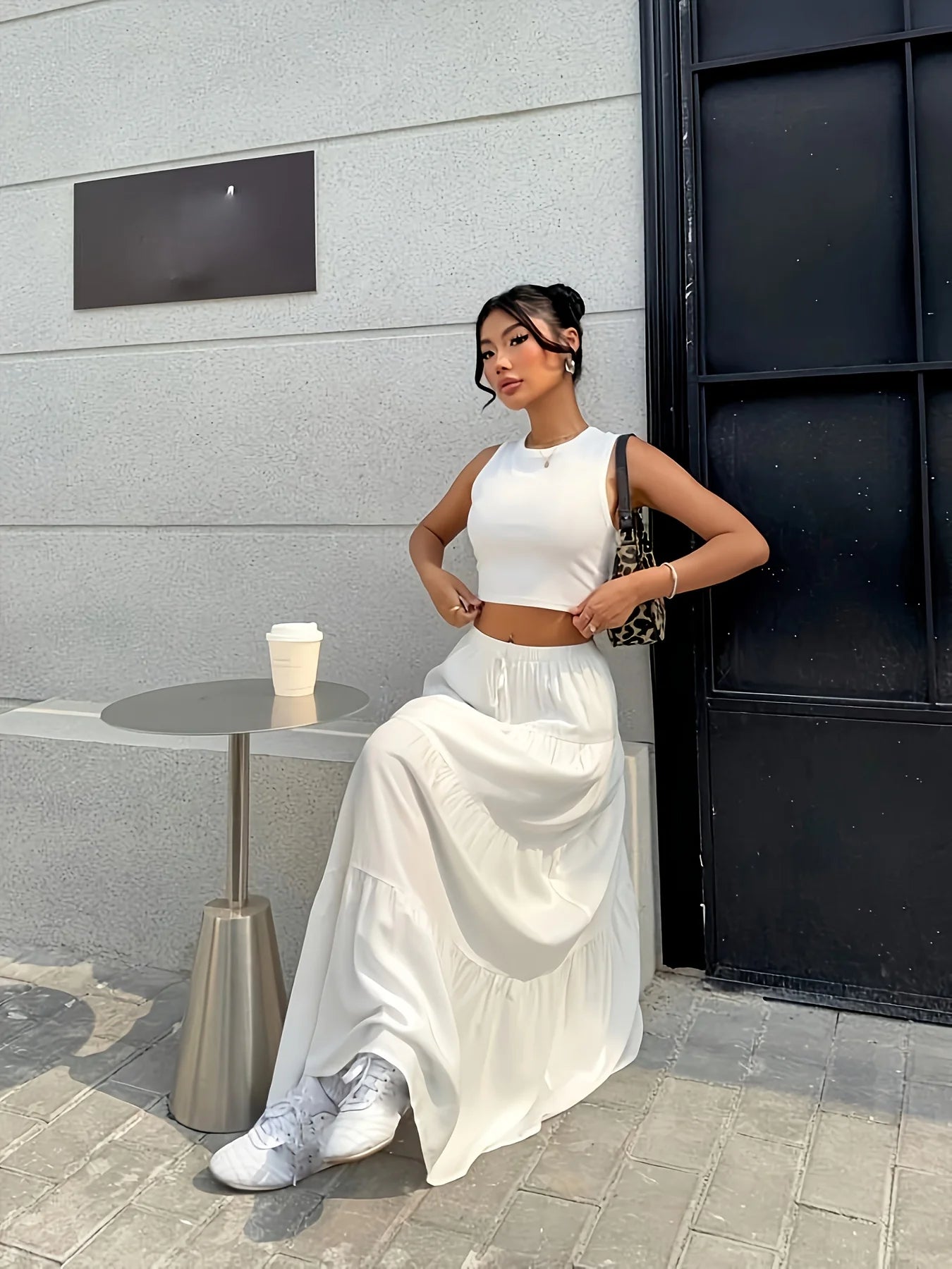 Women's Fashion Long Midi Skirt Elegant Mini Skirt Stylish Women's Clothing