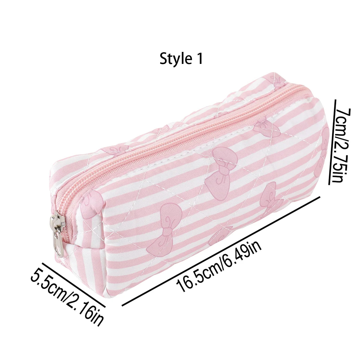 Floral Bowknot Pencil Case