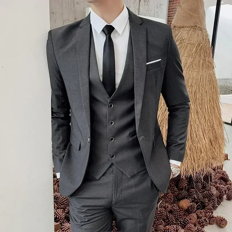 Men’s Slim-Fit 3-Piece Suit