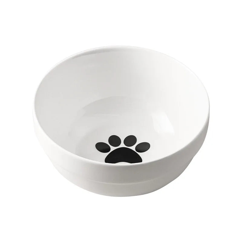 Ceramic Double Pet Bowl – Cervical Protection