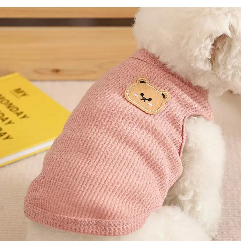 Breathable Waffle Dog Vest