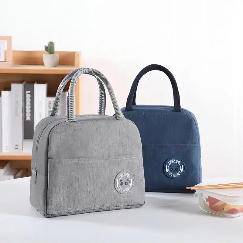 Insulated Bento Lunch Bag – Aluminum Foil Thermal Meal Tote for Students