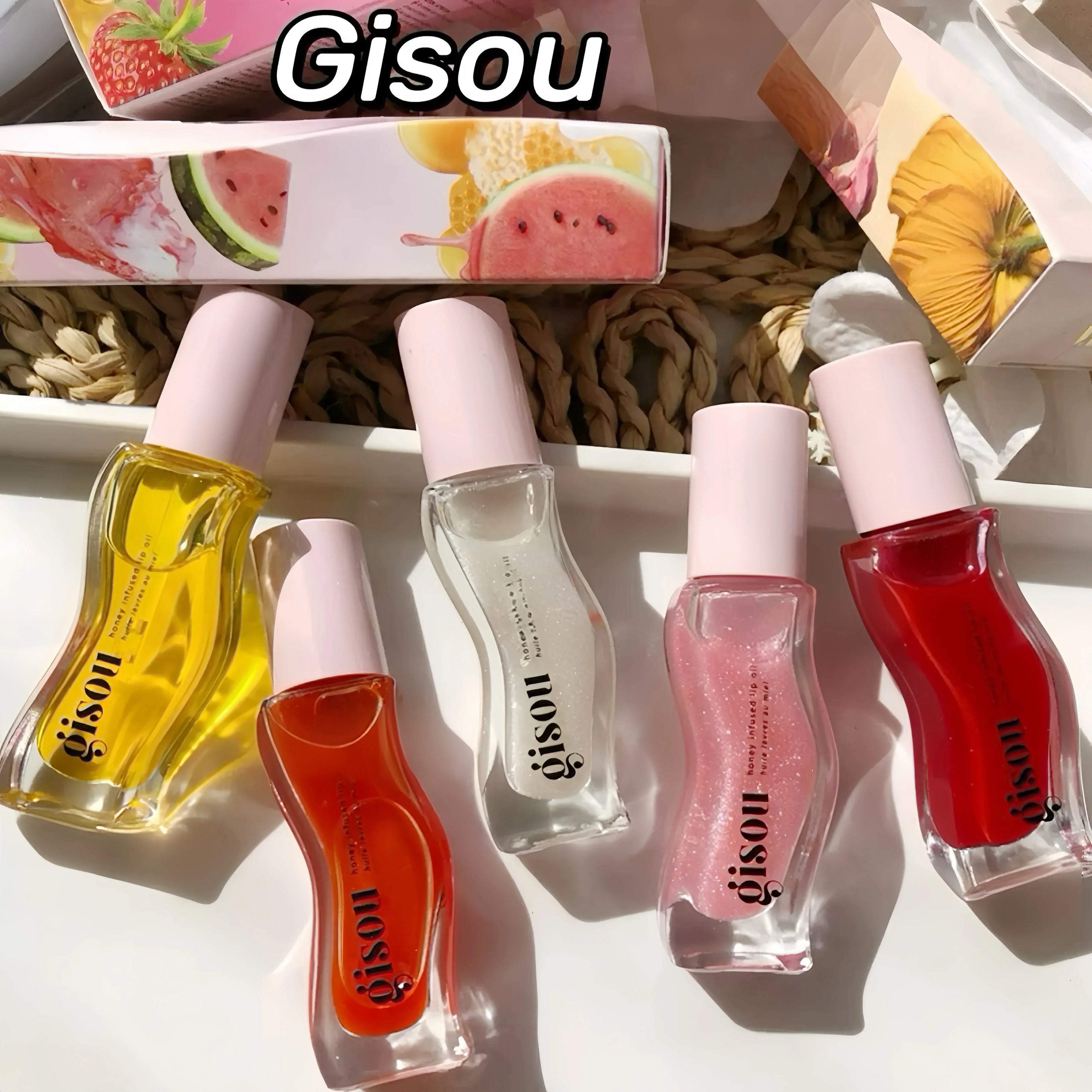 Gisou Lip Oil – Plumping & Exfoliating