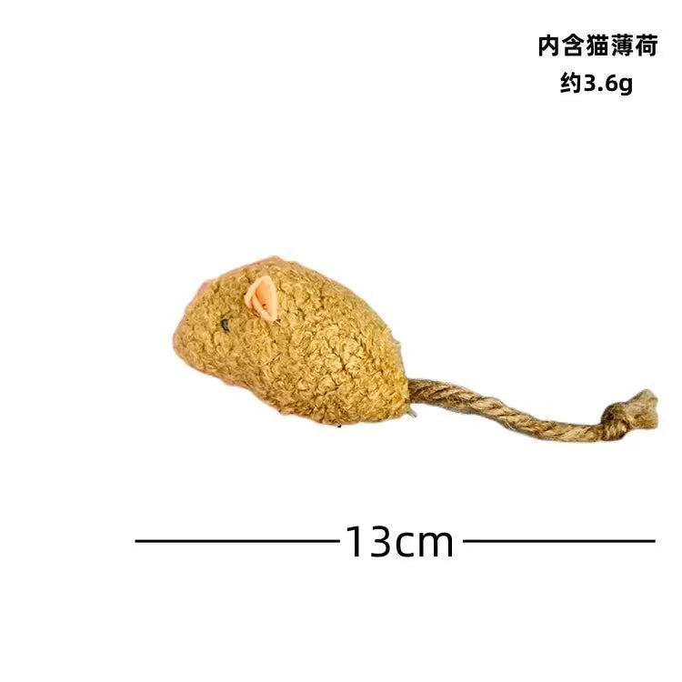 Catnip Rattle Mouse Toys – Multi Pack