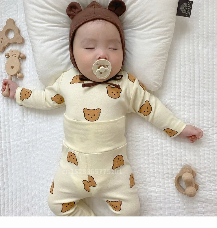 2PCS Cotton Baby Pajama Set – Autumn/Winter