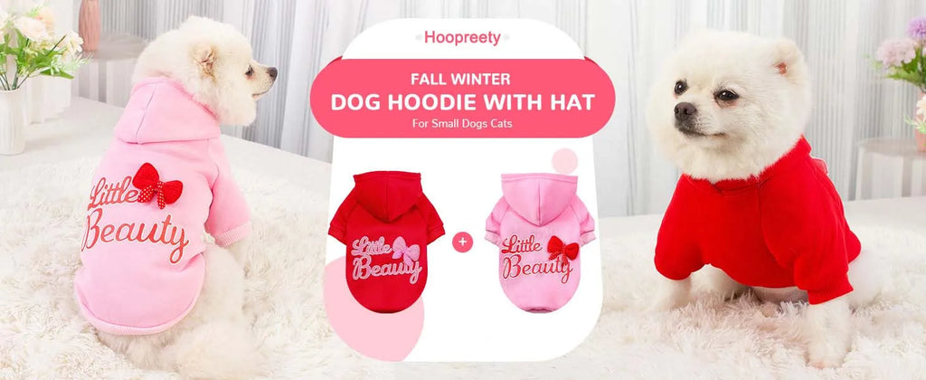 Fleece-Lined Dog Hoodie – Autumn/Winter