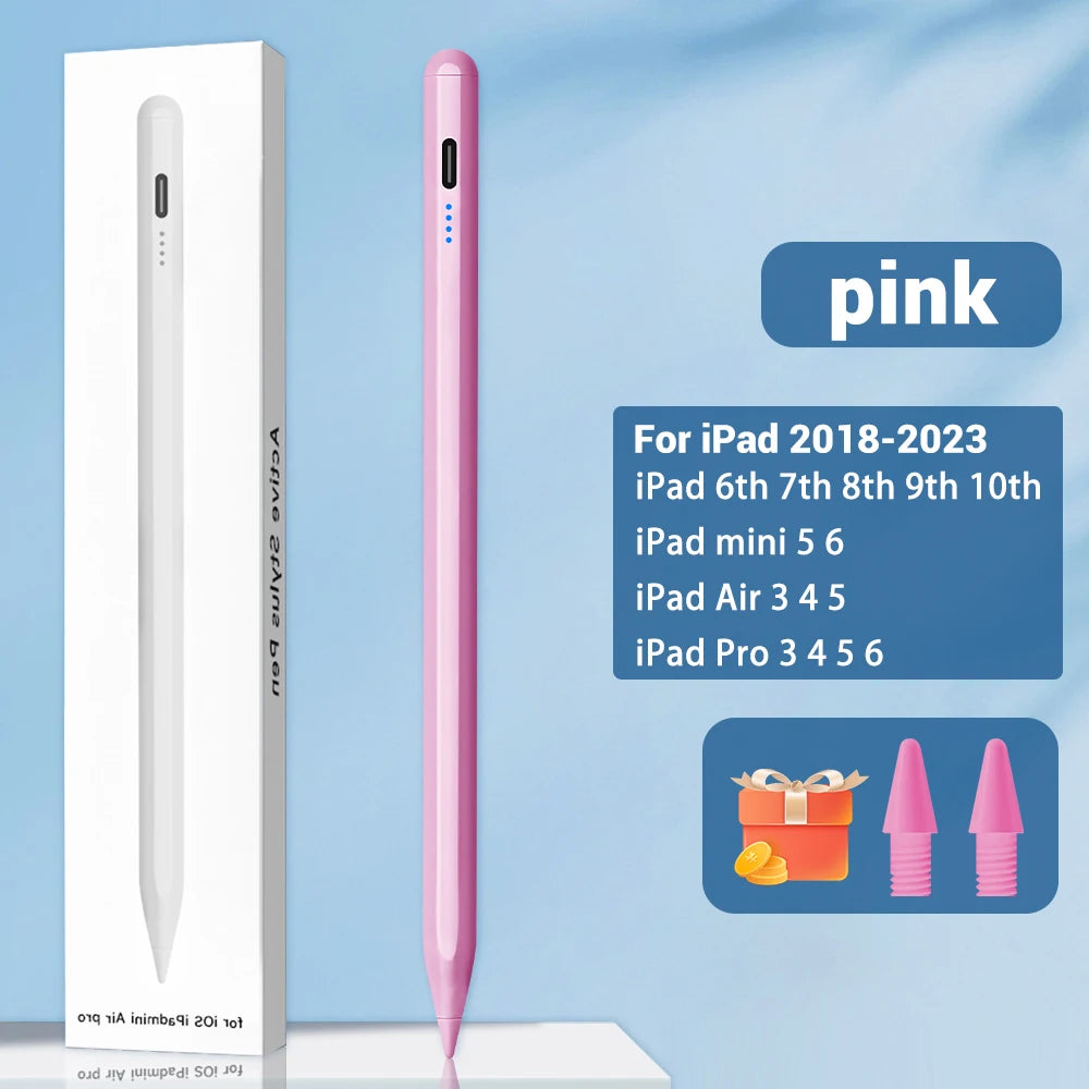 iPad Stylus Pen – Palm Rejection & Power Display