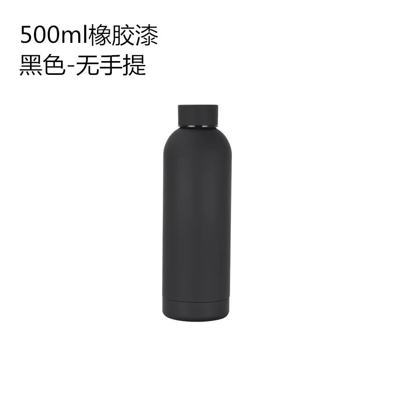 American Style Vacuum Thermos Small-mouth 500/750ml Double Wall Sports Vacuum Water Bottle