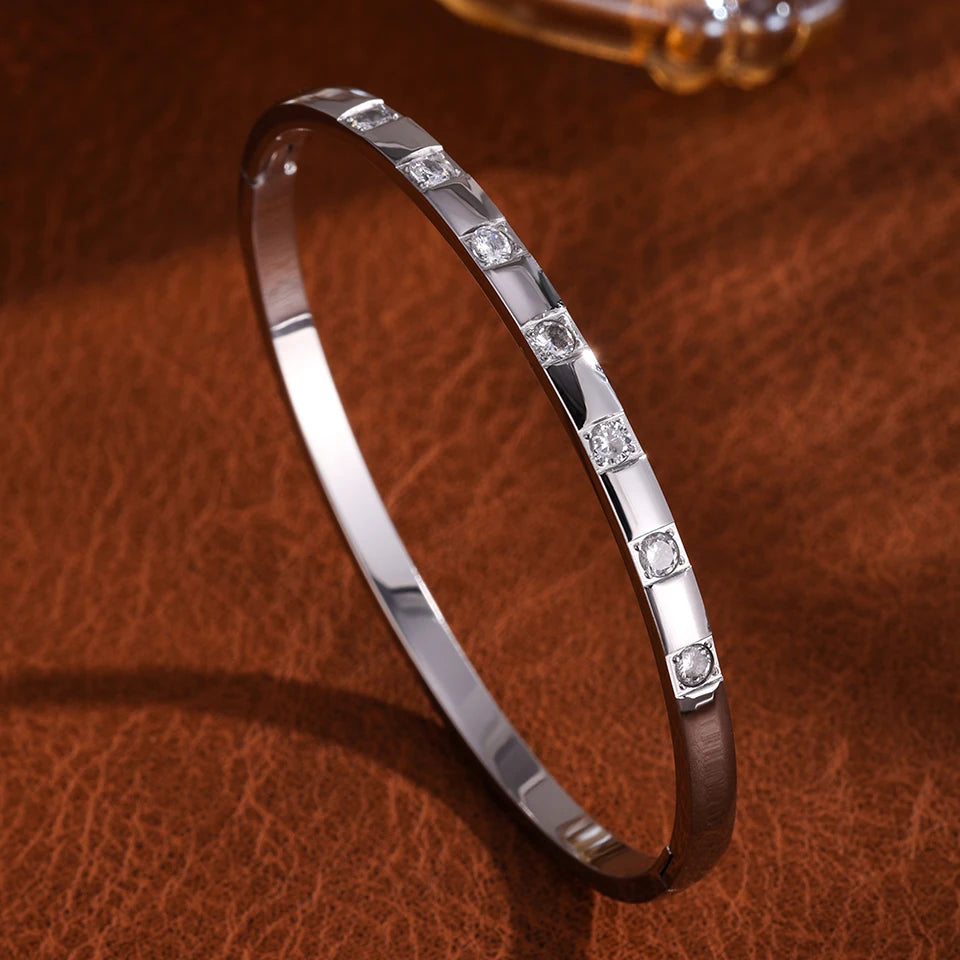 18K Gold-Plated CZ Bracelet
