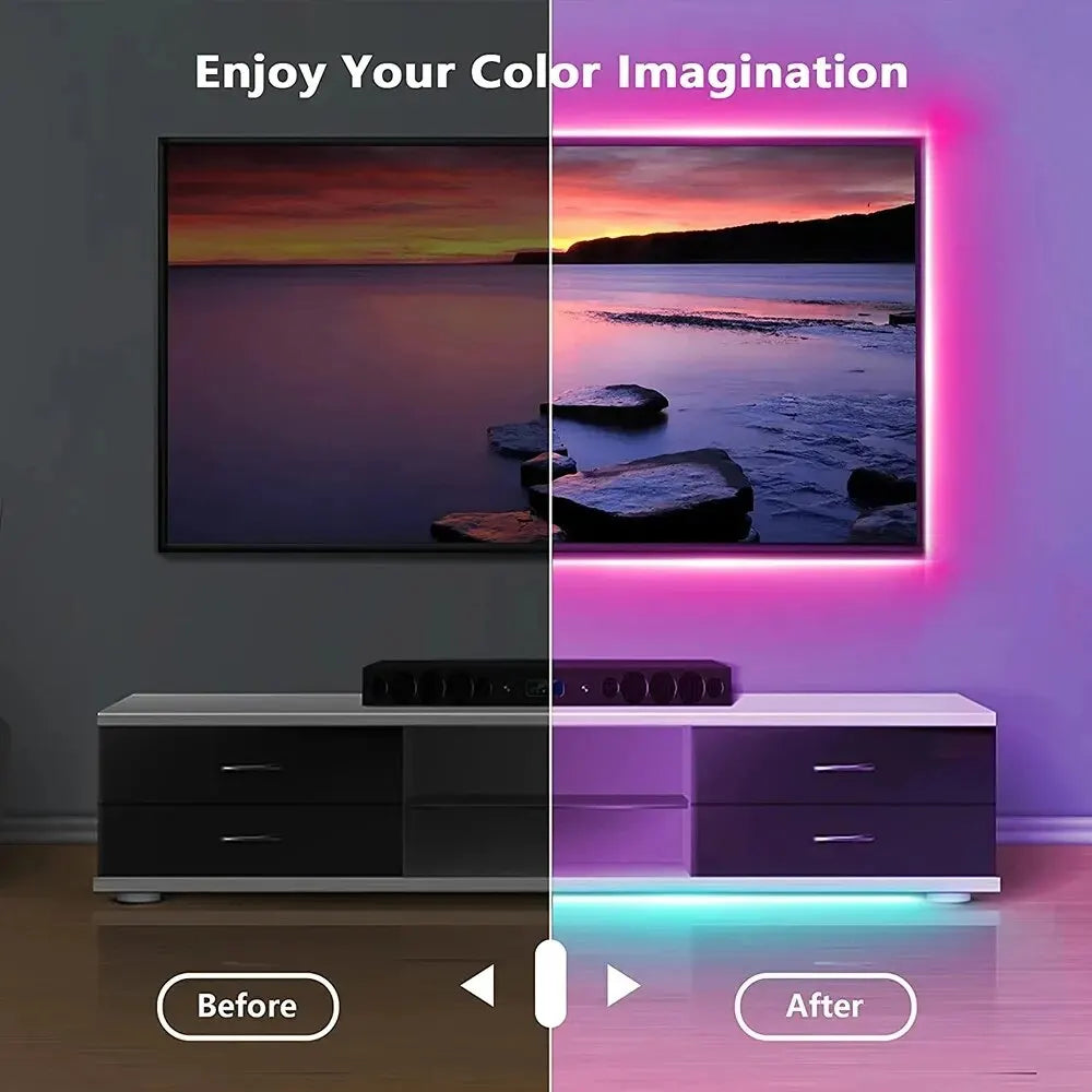 USB RGB LED Strip – 5V Flexible Tape Light