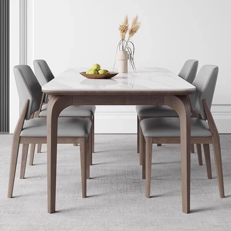 Classic Cute Kitchen Tables Luxury Tall Minimalist Modern Dining Tables Senior Style Tavolo Rotondo Pranzo Dining Room Furniture