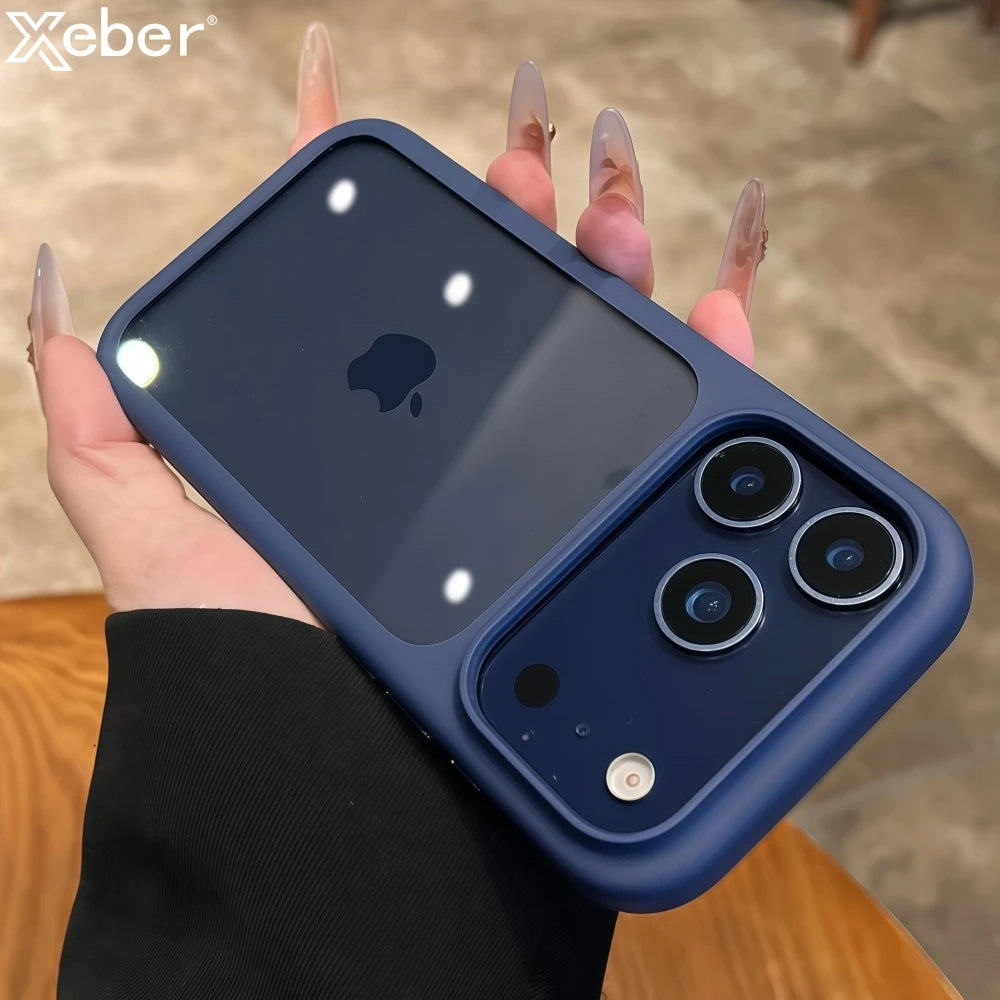 iPhone Case 17 Series – Transparent Touch Button