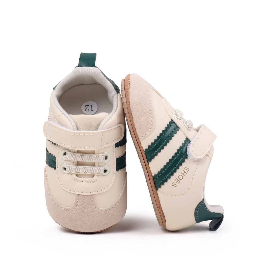 2025 Baby First Walking Shoes – Unisex PU Leather Toddler Sneakers 0-18M
