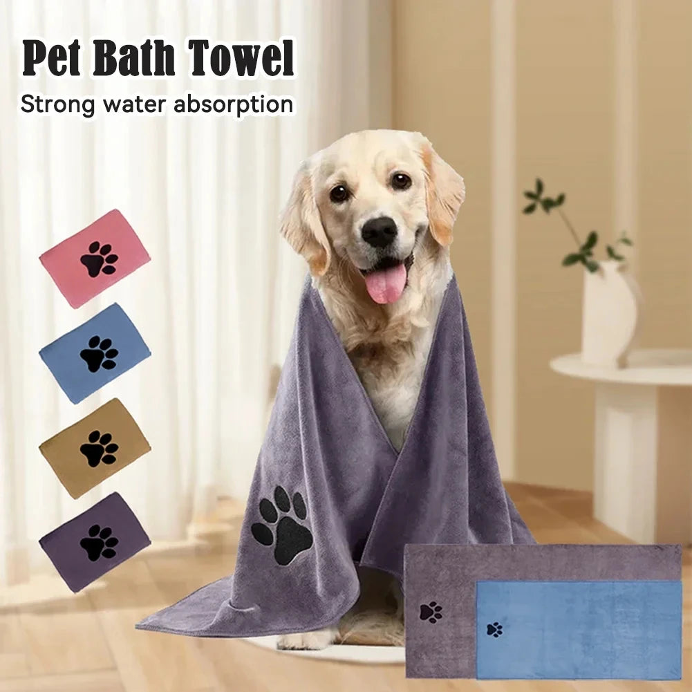 Microfiber Pet Bath Towel – 3 Sizes