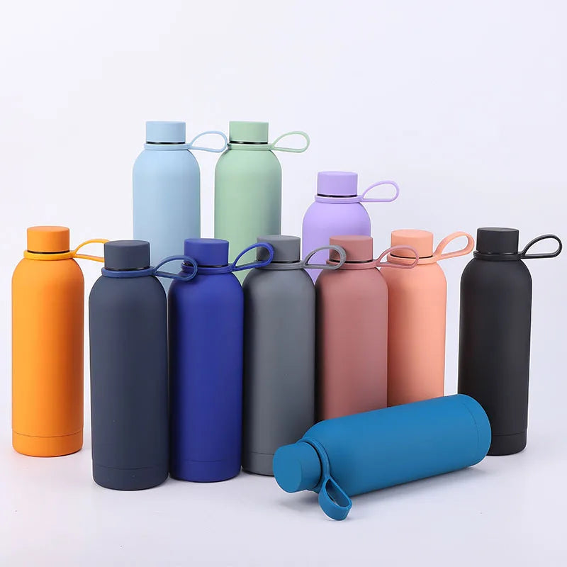 American Style Vacuum Thermos Small-mouth 500/750ml Double Wall Sports Vacuum Water Bottle
