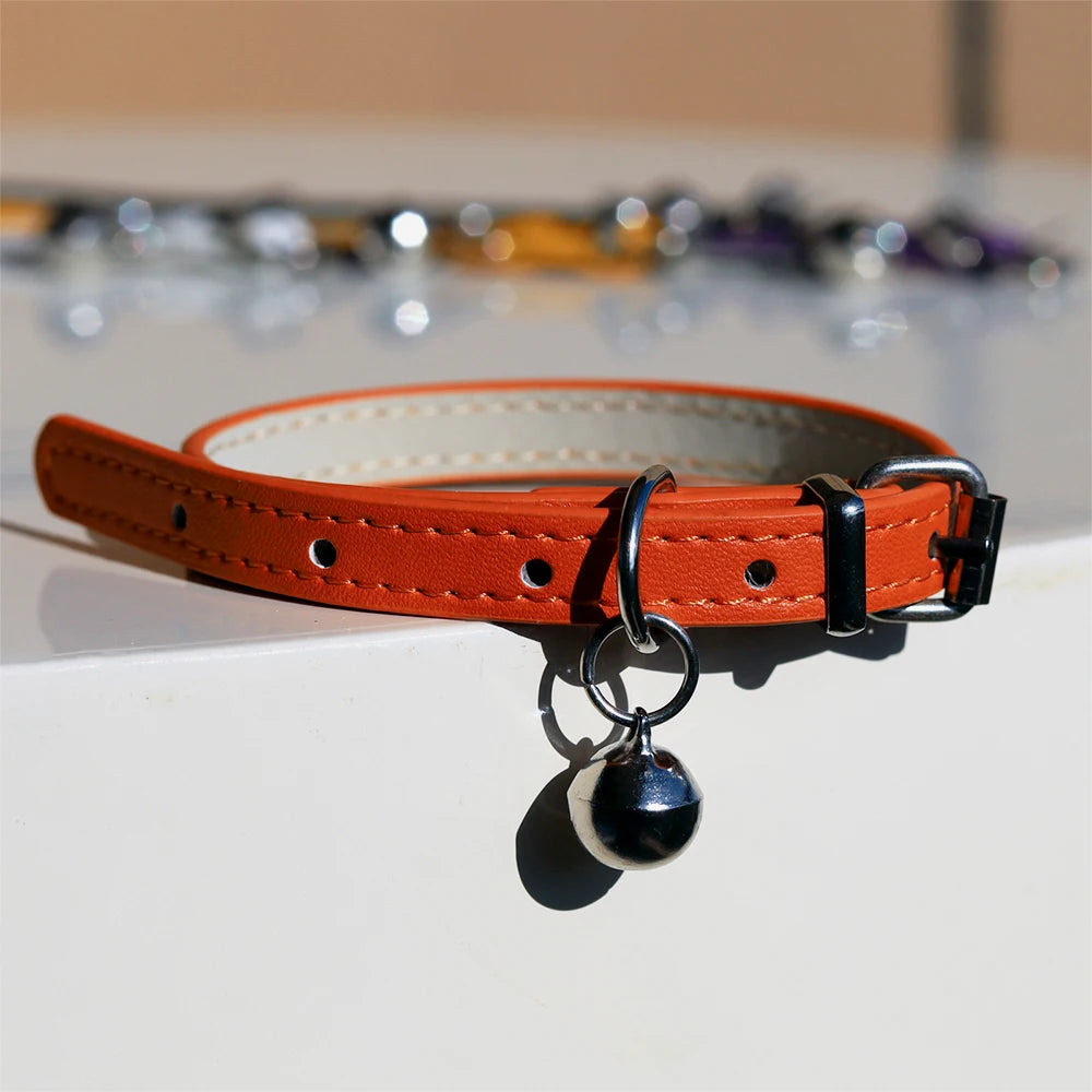 PU Leather Cat Collar
