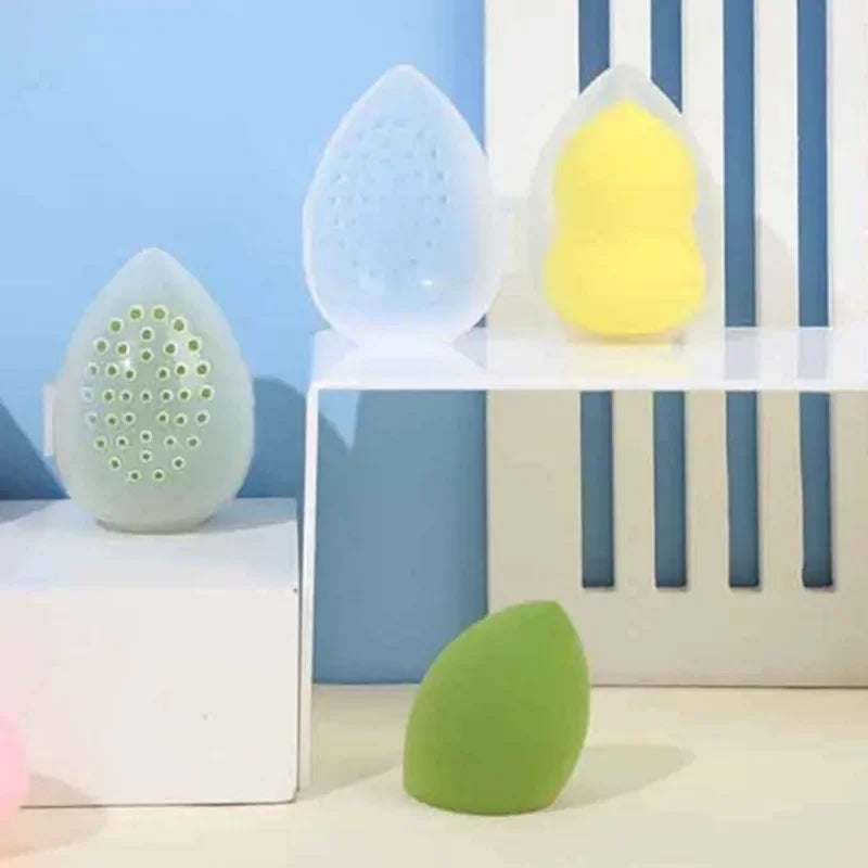 Transparent Makeup Puff Holder