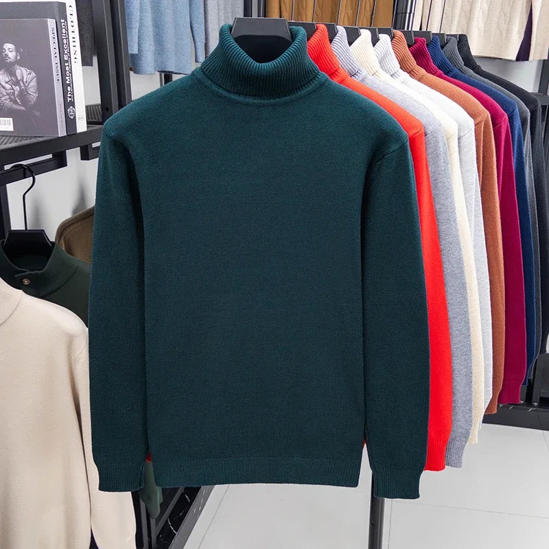Men’s Knitted Turtleneck Sweater