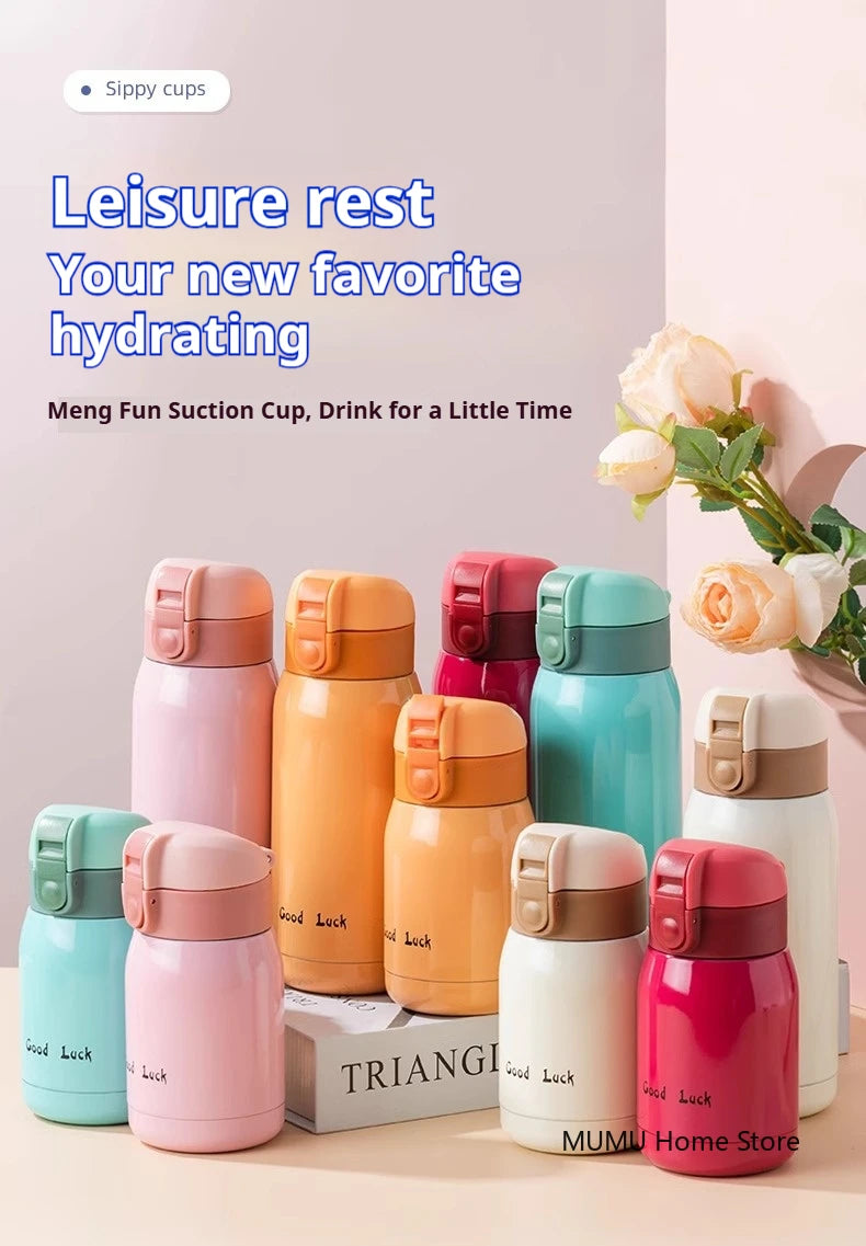 200/350ml Stainless Steel Pocket Thermos – Insulated