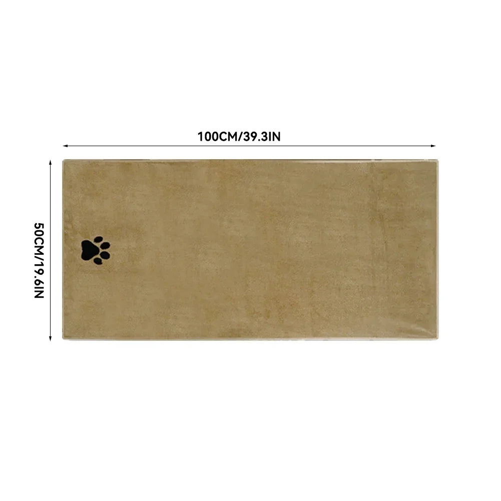 Microfiber Pet Bath Towel – Super Soft & Absorbent