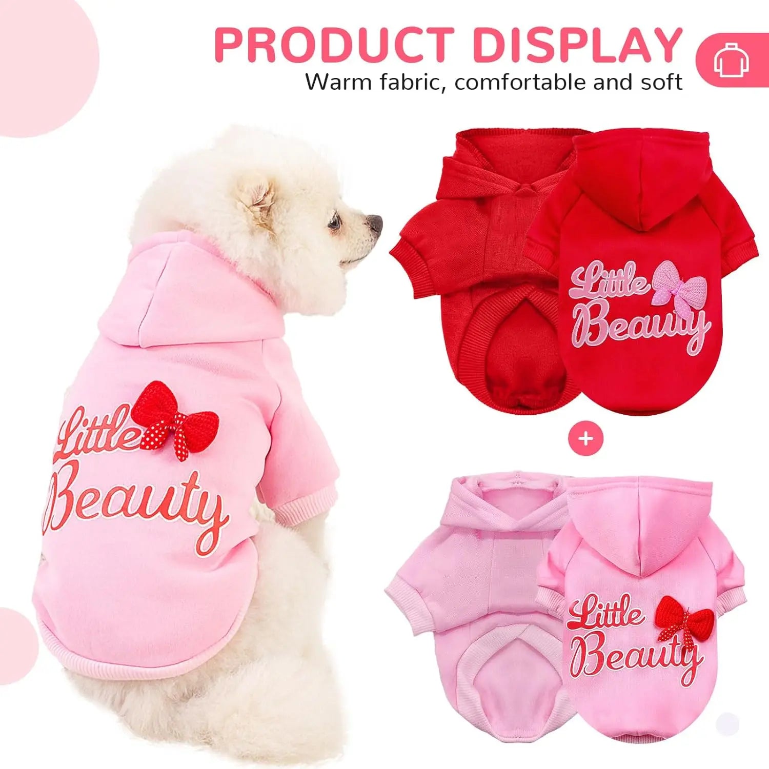 Fleece-Lined Dog Hoodie – Autumn/Winter