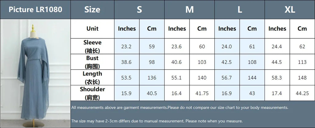 2025 New Pleated Fabric Elegant Shawl Gown Long Dress Islamic Clothing Women Abaya Dubai Modest Abaya Women Muslim Dress