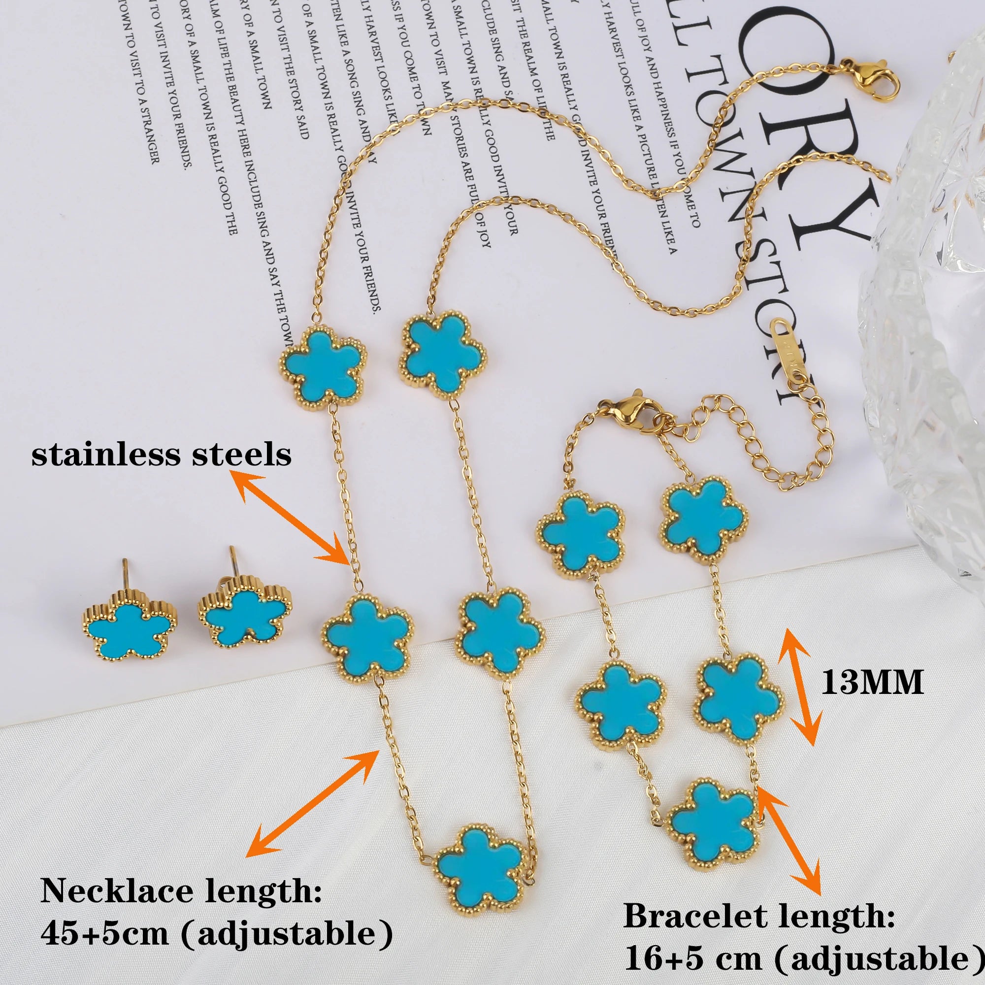 Luxury Clover Flower Bracelet
