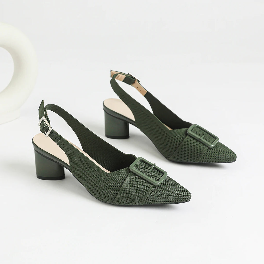 Women’s Knitted Pointed Heel Sandals