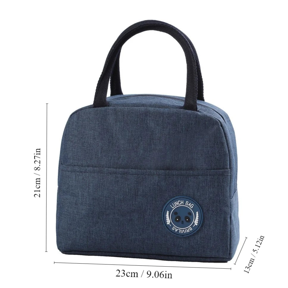 Insulated Bento Lunch Bag – Aluminum Foil Thermal Meal Tote for Students