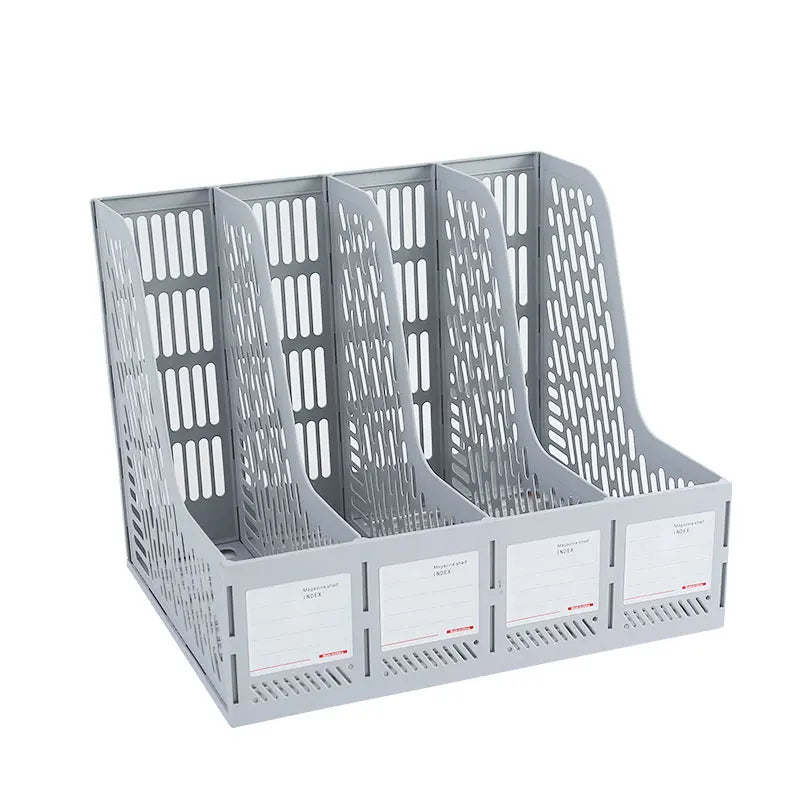 Thickened Quadruple File Rack – Office & Student Use